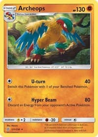 Archeops - SM - Unified Minds - Pokemon card