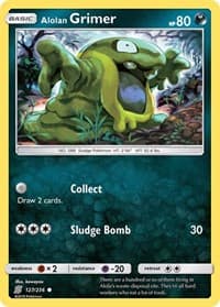 Alolan Grimer - SM - Unified Minds - Pokemon card