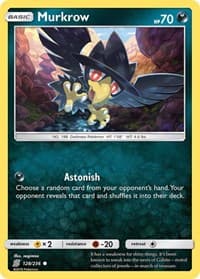 Murkrow (128) - SM - Unified Minds - Pokemon card