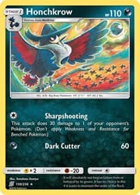 Honchkrow - SM - Unified Minds - Pokemon card