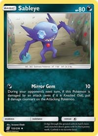 Sableye - SM - Unified Minds - Pokemon card