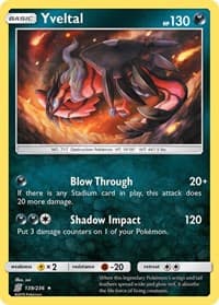 Yveltal - SM - Unified Minds - Pokemon card