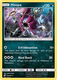 Hoopa - SM - Unified Minds - Pokemon card