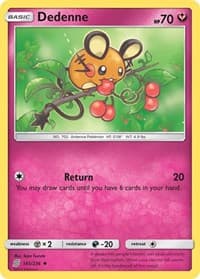 Dedenne - SM - Unified Minds - Pokemon card