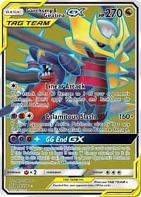 Garchomp & Giratina GX (Full Art) - SM - Unified Minds - Pokemon card