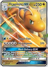 Dragonite GX - SM - Unified Minds - Pokemon card