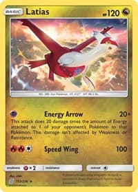 Latias - SM - Unified Minds - Pokemon card
