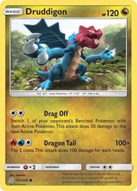 Druddigon - SM - Unified Minds - Pokemon card