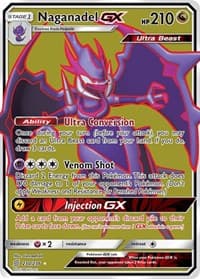 Naganadel GX (Full Art) - SM - Unified Minds - Pokemon card