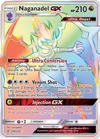 Naganadel GX (Secret) - SM - Unified Minds - Pokemon card