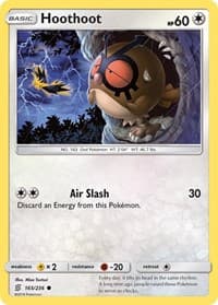 Hoothoot - SM - Unified Minds - Pokemon card