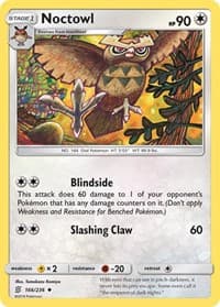 Noctowl - SM - Unified Minds - Pokemon card