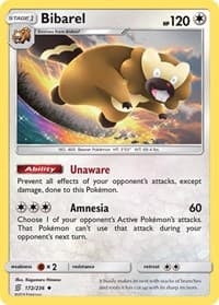 Bibarel - SM - Unified Minds - Pokemon card