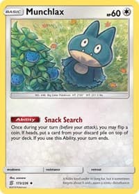 Munchlax - SM - Unified Minds - Pokemon card