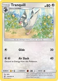 Tranquill - SM - Unified Minds - Pokemon card