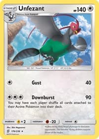 Unfezant - SM - Unified Minds - Pokemon card