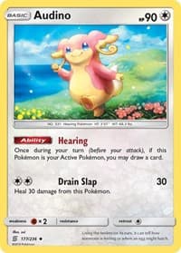 Audino - SM - Unified Minds - Pokemon card