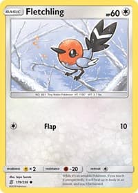 Fletchling - SM - Unified Minds - Pokemon card