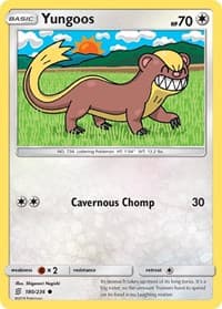 Yungoos - SM - Unified Minds - Pokemon card