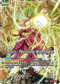 Broly // Broly, Recurring Nightmare - Assault of the Saiyans Pre-Release Cards - Dragon Ball Super: Masters card
