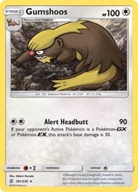 Gumshoos - SM - Unified Minds - Pokemon card