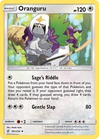 Oranguru - SM - Unified Minds - Pokemon card