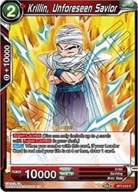 Krillin, Unforeseen Savior - Assault of the Saiyans Pre-Release Cards - Dragon Ball Super: Masters card