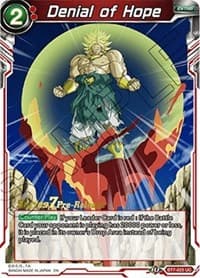 Denial of Hope - Assault of the Saiyans Pre-Release Cards - Dragon Ball Super: Masters card