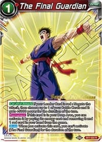 The Final Guardian - Assault of the Saiyans Pre-Release Cards - Dragon Ball Super: Masters card