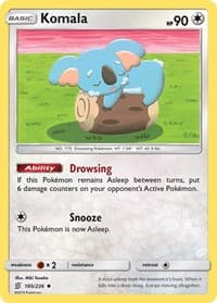 Komala - SM - Unified Minds - Pokemon card