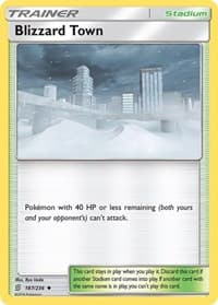 Blizzard Town - SM - Unified Minds - Pokemon card