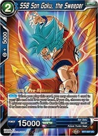 SSB Son Goku, the Sweeper - Assault of the Saiyans Pre-Release Cards - Dragon Ball Super: Masters card