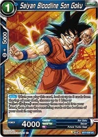 Saiyan Bloodline Son Goku - Assault of the Saiyans Pre-Release Cards - Dragon Ball Super: Masters card