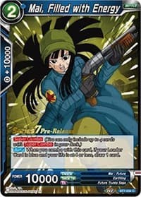Mai, Filled with Energy - Assault of the Saiyans Pre-Release Cards - Dragon Ball Super: Masters card