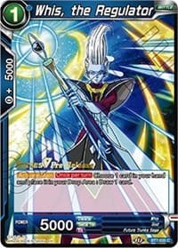 Whis, the Regulator - Assault of the Saiyans Pre-Release Cards - Dragon Ball Super: Masters card