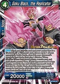 Goku Black, the Replicator - Assault of the Saiyans Pre-Release Cards - Dragon Ball Super: Masters card