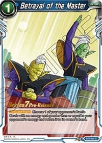Betrayal of the Master - Assault of the Saiyans Pre-Release Cards - Dragon Ball Super: Masters card