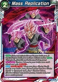 Mass Replication - Assault of the Saiyans Pre-Release Cards - Dragon Ball Super: Masters card