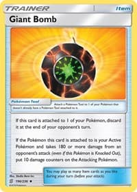 Giant Bomb - SM - Unified Minds - Pokemon card