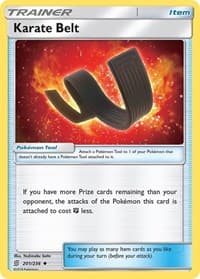 Karate Belt - SM - Unified Minds - Pokemon card