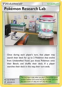 Pokemon Research Lab - SM - Unified Minds - Pokemon card
