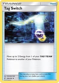 Tag Switch - SM - Unified Minds - Pokemon card