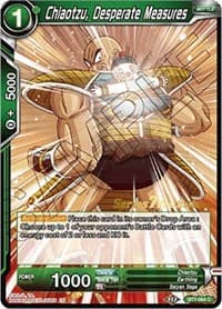 Chiaotzu, Desperate Measures - Assault of the Saiyans Pre-Release Cards - Dragon Ball Super: Masters card