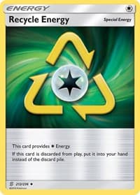 Recycle Energy - SM - Unified Minds - Pokemon card