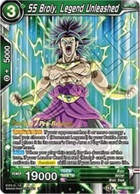SS Broly, Legend Unleashed - Assault of the Saiyans Pre-Release Cards - Dragon Ball Super: Masters card