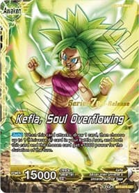 Caulifla & Kale // Kefla, Soul Overflowing - Assault of the Saiyans Pre-Release Cards - Dragon Ball Super: Masters card