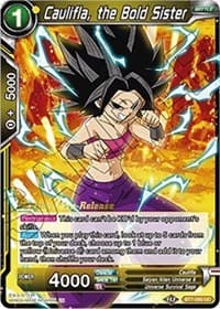 Caulifla, the Bold Sister - Assault of the Saiyans Pre-Release Cards - Dragon Ball Super: Masters card