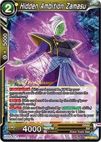 Hidden Ambition Zamasu - Assault of the Saiyans Pre-Release Cards - Dragon Ball Super: Masters card
