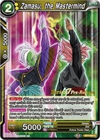 Zamasu, the Mastermind - Assault of the Saiyans Pre-Release Cards - Dragon Ball Super: Masters card