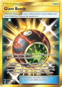Giant Bomb (Secret) - SM - Unified Minds - Pokemon card